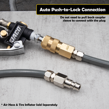 Accesorios de aire de conexión rápida Hi-Flo | Kit de conector y acoplador - 1/4" NPT (juego de 12)