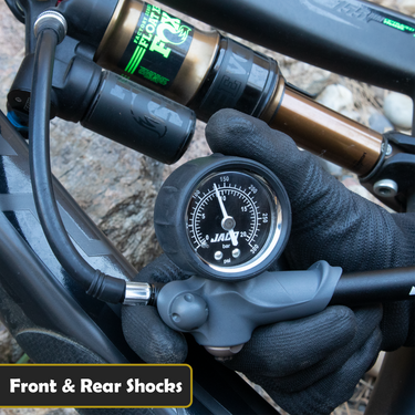 Bomba para amortiguadores de bicicleta de montaña ShockPro™ con manómetro - 300 PSI