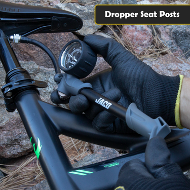 Bomba para amortiguadores de bicicleta de montaña ShockPro™ con manómetro - 300 PSI