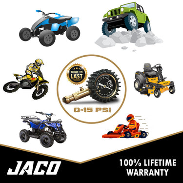 Manómetro de neumáticos de baja presión Elite® - 15 PSI