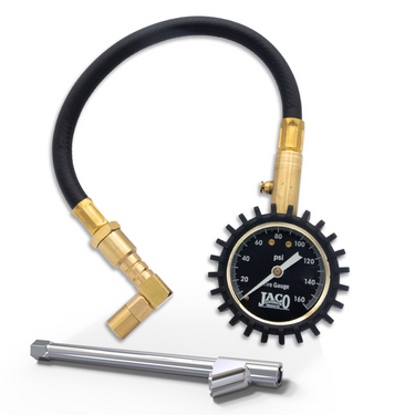 Manómetro de presión de neumáticos EliteProPlus™ con doble mandril de aire - 160 PSI