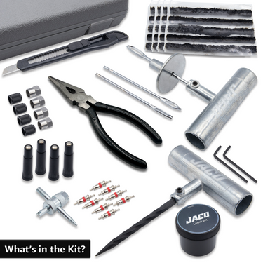 Kit de reparación de neumáticos para trabajo pesado TRX-50 (50 piezas)