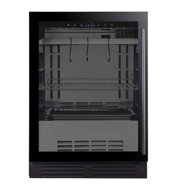 Refrigerador compacto para maduración de carne con puerta de vidrio de 24 pulgadas