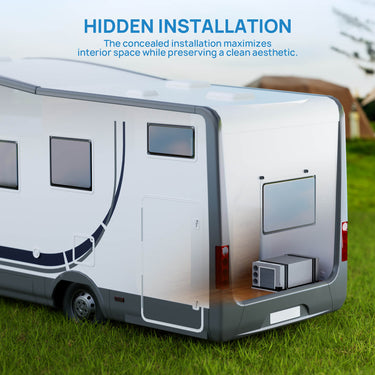 Acondicionador de aire para autocaravana de banco bajo Lapland Inverter de 10.000 BTU (R32)