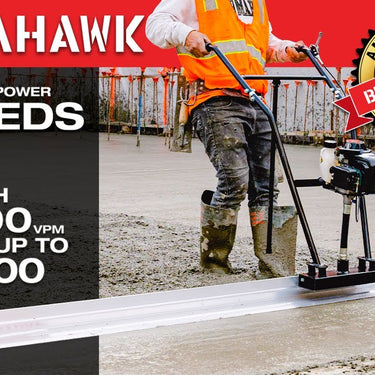 Aluminum Power Screed Concrete Finishing Blade Board (Choose 4ft, 6ft, 8ft, 10ft, 12ft, 14ft)