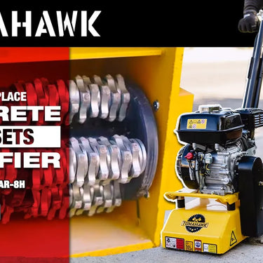 8-Inch Tungsten Carbide Cutter Drum Scarifier Attachment