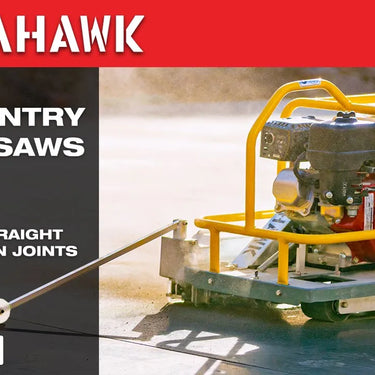 6" Early Entry Green Concrete Saw with 3.5 HP Honda GX120 Engine