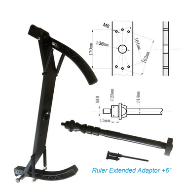M&E ME-B650 Wheel Balancer — M&E ME-650 Wheel Balancer + KT-MC2 Motorcycle Wheel Adaptor for Wheel Balancer