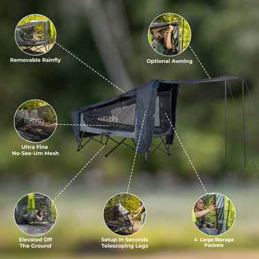 BlockOut® Cot Tent 1P