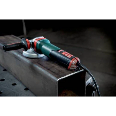 Amoladora angular Metabo 613114420 WEPBA 19-125 Q DS de 5 pulgadas con cepillo M