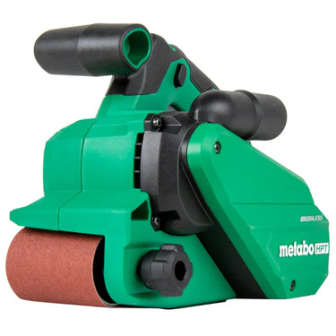 Lijadora de banda sin cable, sin escobillas, de 7,62 cm x 53,34 cm, de 36 V, MultiVoltâ„¢, Metabo HPT SB3608DAQ4M (solo la herramienta)