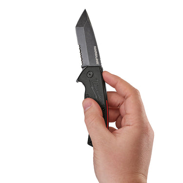 Navaja de bolsillo Milwaukee 48-22-1998 de 3 pulgadas con hoja dentada HARDLINE™ Tanto