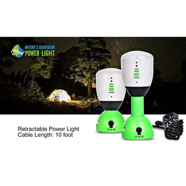 Luz de alimentación Nature's Generator de 400 lúmenes