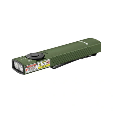 OLIGHT ARKFELDPRO3RODGV3 Linterna EDC plana Arkfeld Pro con luz LED, UV y láser - Verde OD