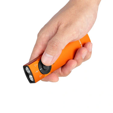 OLIGHT ARKFELDPRO3ROGV3 Arkfeld Pro Linterna Plana EDC con Luz LED UV y Láser - Naranja