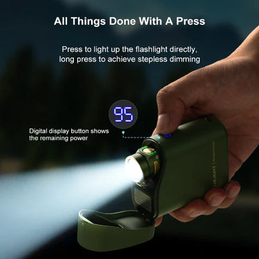 OLIGHT BATON4KITODG Baton 4 - Potente linterna EDC de 1300 lúmenes - Verde OD - Premium (con estuche de carga)