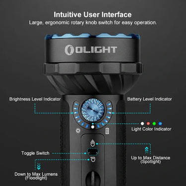 OLIGHT MARAUDERMINIBK Marauder Mini potente linterna LED con RGB