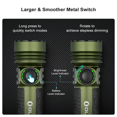 Linterna de alta potencia OLIGHT SEEKER4PROODG Seeker 4 Pro - Verde OD CW (5700~7000K)
