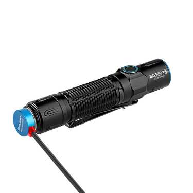 Linterna táctica de luz alta Warrior 3S de OLIGHT, color negro