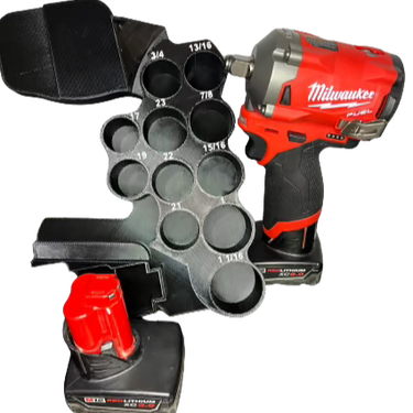 Packout Insert for M12 1/2” Stubby Impact Wrench and Lug Nut Sockets (SHWASH)