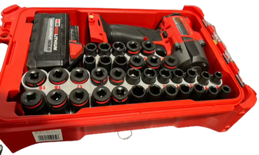 Packout Insert For M18 Mid Torque 3/8” Impact Wrench w/ 43-Piece Impact Socket Set (WASH)
