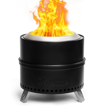 Fogata para exteriores sin humo Pluto R19-PG - Pintada de negro