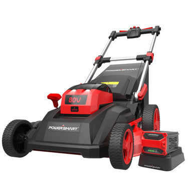 80V 26" Brushless Cordless Self-Propelled Lawn Mower w/ Battery & Charger PS76826
