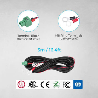 Battery Voltage Sensor with Battery Ring Terminals