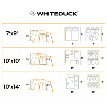 7'x9' Prota Canvas Tent