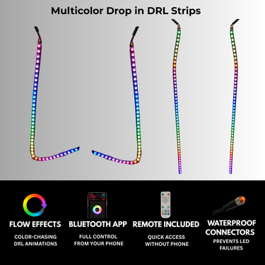 Kia K5 Multicolor Flow DRL Boards (2021-2024)