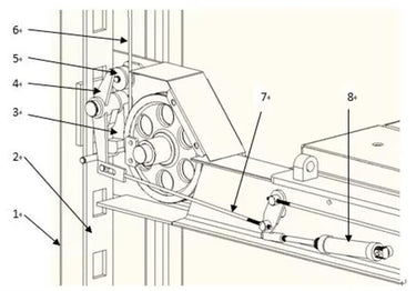 Katool KT-4H150 15,000 lb Heavy-Duty 4-Post Alignment Lift with Rolling Jack