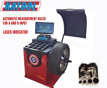KATOOL AK-T900 Automatic Hydraulic Tire Changer & KT-B750 Wheel Balancer Combo