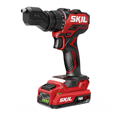 SKIL QD6293B-10 20V Installation Drill Kit with 4 Attachments, 20V 2.0Ah USB-C Battery and 45W PD Charger