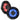 Altavoz coaxial Wet Sounds RECON 8-BG RGB de 8" con rejilla XS negra y tweeter RGB 