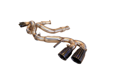 Escape Catback SPDZ1 para Chevrolet Corvette C8 2020+ con puntas negras, motor V8 de 6.2 L, 3" Race Series