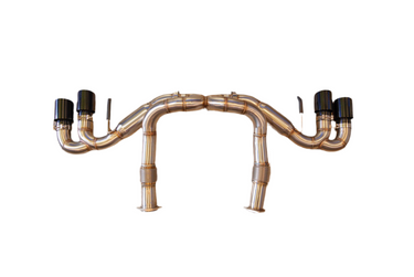 Escape Catback SPDZ1 para Chevrolet Corvette C8 2020+ con puntas negras, motor V8 de 6.2 L, 3" Race Series