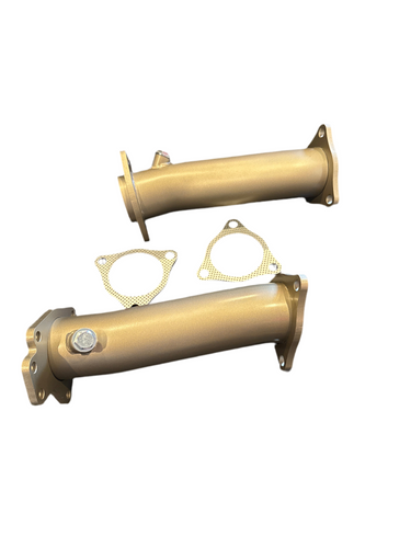 SPDZ1 2020+ C8 Chevrolet Corvette High Flow Downpipes With Heat Shields 3" 6.2L LT2 Version 2