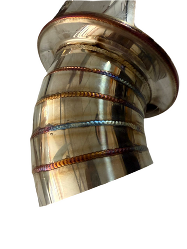Silenciador de carrera SPDZ1 LTR - Entrada de 3", Salida de 4"