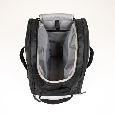 Mochila esencial de montaña para esquís, botas y casco