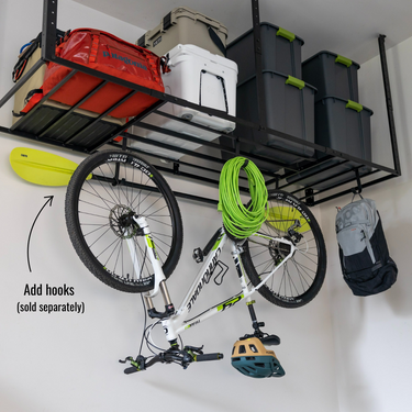 4' x 8' Faber Overhead Garage Shelving | Holds 700 lbs