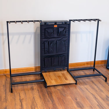 Soporte para guitarra Headliner de 10 ranuras | Negro