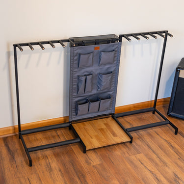 Soporte para guitarra Headliner de 10 ranuras | Gris