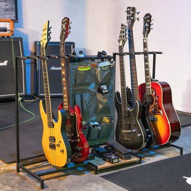 Soporte para guitarra Headliner de 10 ranuras | Gris