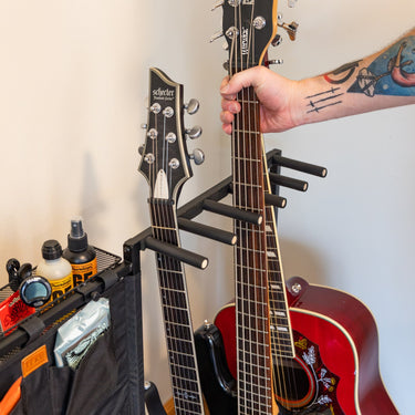 Soporte para guitarra The Opener de 5 ranuras | Negro