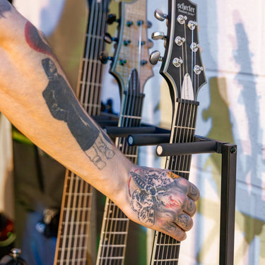 Soporte para guitarra The Opener de 5 ranuras | Gris