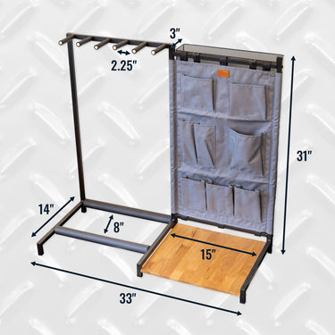 Soporte para guitarra The Opener de 5 ranuras | Gris