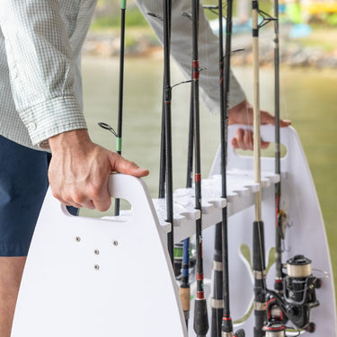 Soporte para cañas de pescar Marlin | Capacidad para hasta 24 cañas