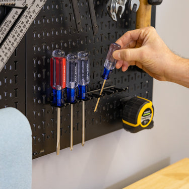 34" x 32" Pegboard | 13 Attachments