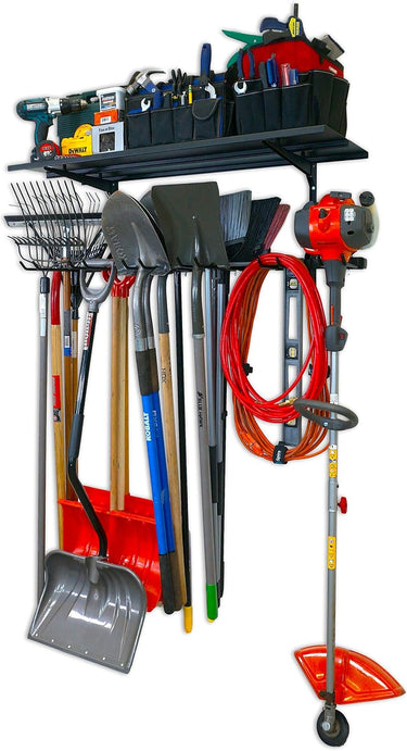 Estante sólido G-Tool | Sistema de almacenamiento de pared ajustable | Soporta 136 kg