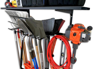 Estante sólido G-Tool | Sistema de almacenamiento de pared ajustable | Soporta 136 kg